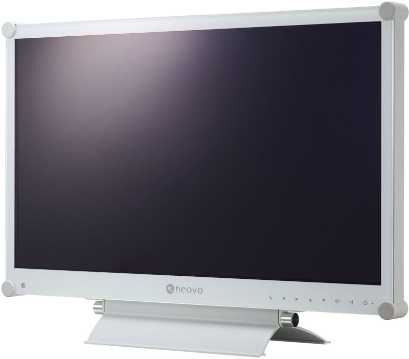 TFT 23.8" Neovo , VA, VGA, HDMI, DP, колонки, білий (MX-2402)
