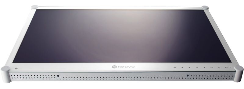 TFT 23.8" Neovo , VA, VGA, HDMI, DP, колонки, білий (MX-2402)