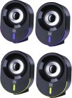 Акустична система 2.0 Defender Solar 8, 10Вт, Bluetooth, RGB підсвітка, USB, чорна (65938)