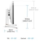 TFT 27" BenQ EX271U, 4K UHD, IPS, 165Гцб 1ms, HDMI, DP, USB-C, HAS, Pivot, чорно-білий (9H.LN2LB.QBE)