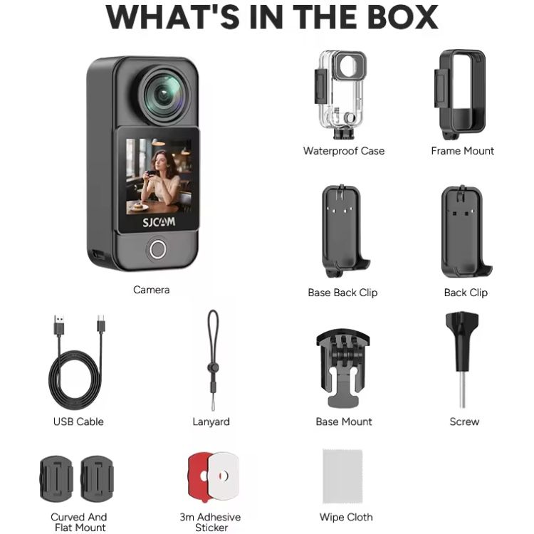 Екшн-камера SJCAM C400 Pocket (6972476162374)