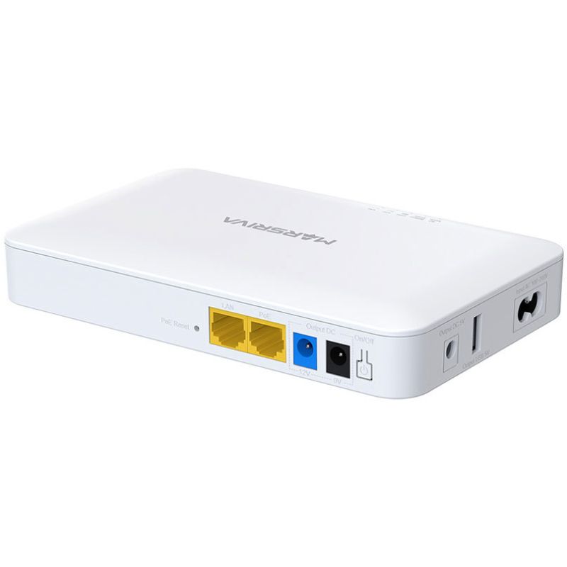 ДБЖ Marsriva DC Router UPS KP6 Max 240VAC 3xDC+PoE24V1A+USB OUT, 2x5V/9V/12V2.5A 18W 20000mAh (KP6 Max_MARSRIVA)