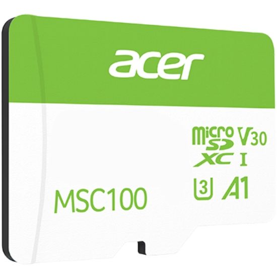 Memory card SD Micro 64GB Acer MSC100 SDXC C10/U3/V30/A1, Retail (BL.9BWWA.336)