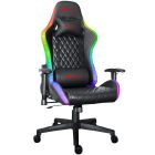 Крісло ігрове XTRIKE ME Advanced Gaming Chair , 50мм, RGB, чорно-червоне (GC-907)