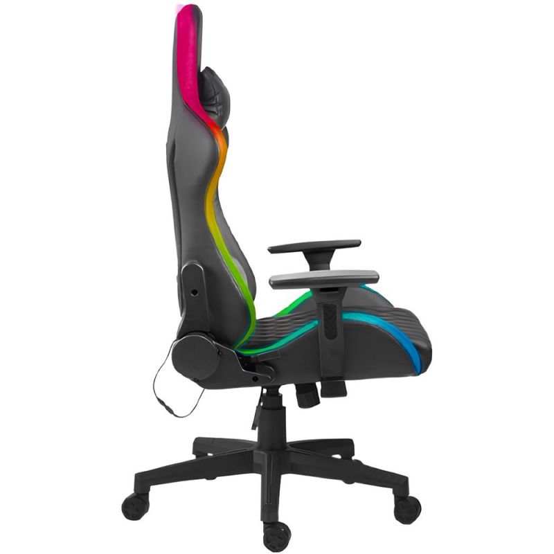 Крісло ігрове XTRIKE ME Advanced Gaming Chair , 50мм, RGB, чорно-червоне (GC-907)