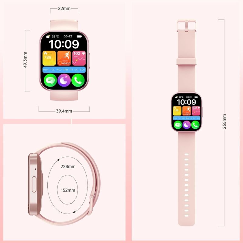 Годинник Oukitel BT103 pink (6931940767057)