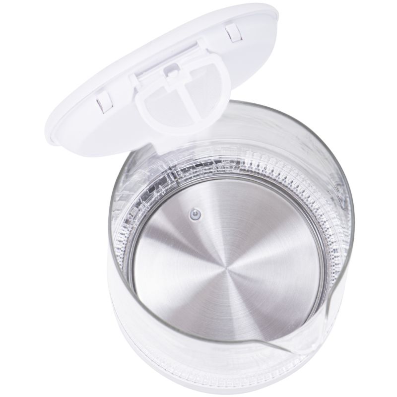 Електрочайник Mesko MS 1301 white 1850-2200Вт/ 1.7л/ скло/ встановлення температури (MS1301W)