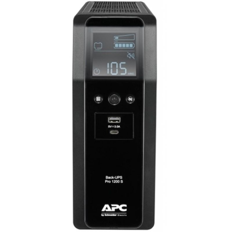 ДБЖ APC Back UPS Pro S 1200VA/720W, LCD, USB, 6+2 C13, (BR1200SI)