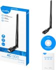 Адаптер WiFi Cudy , AC1300 Wi-Fi High Gain USB 3.0 Adapter (WU1400)