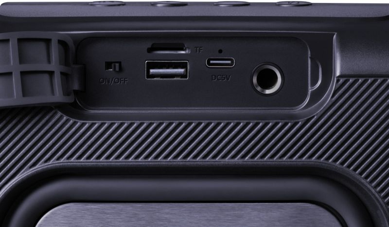 Акустична система 1.0 Defender Beatbox 12, 12Вт, Bluetooth/RGB/FM/USB/TF/MIC/ чорна (65812)
