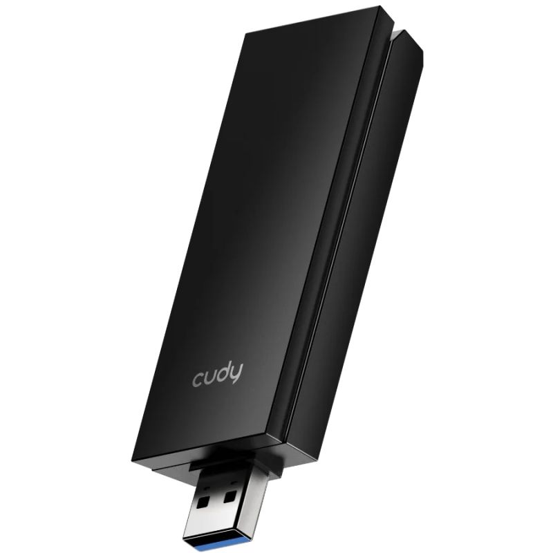 Адаптер WiFi Cudy , BE6500 Tir-Band Wi-Fi7 USB 3.0 Adapter (WU6500)