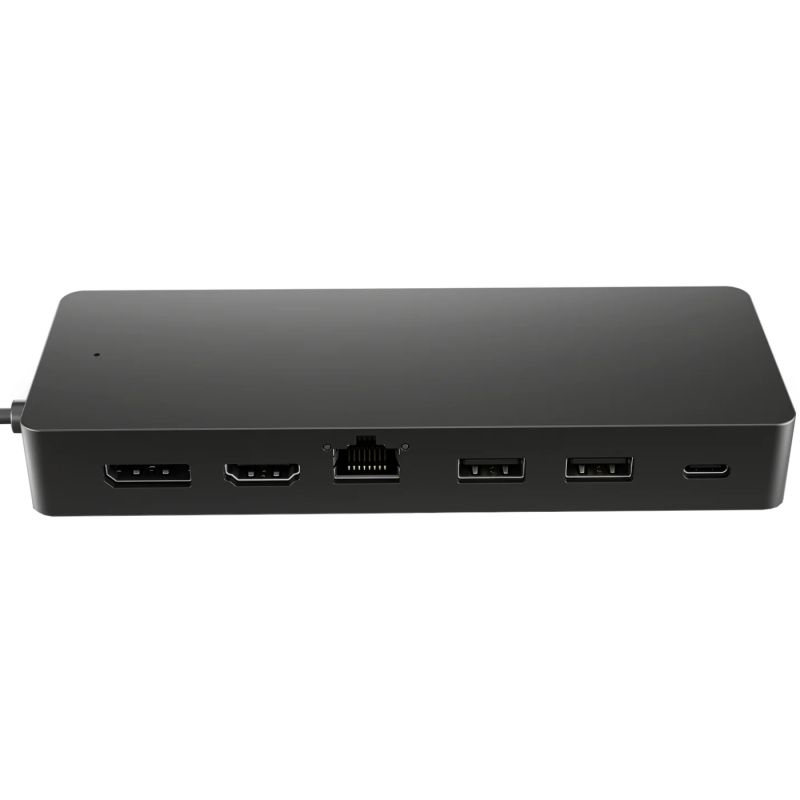 Док-станція USB3.1 Type-C --> HDMI 4K60Hz/USB 3.0x2/Type-Cx2/DP/RJ45/Ethernet чорна HP (50H55UT)