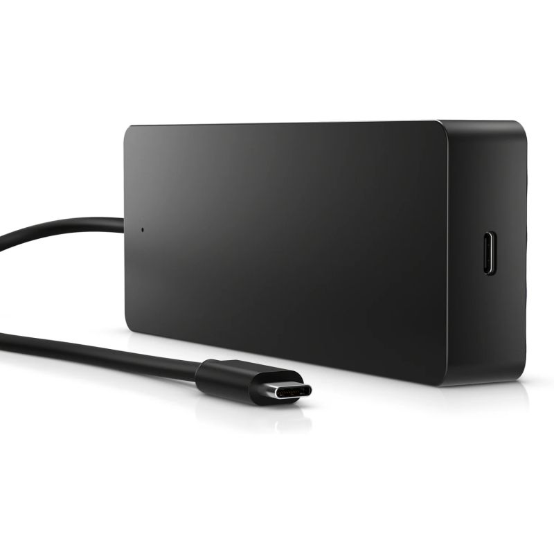 Док-станція USB3.1 Type-C --> HDMI 4K60Hz/USB 3.0x2/Type-Cx2/DP/RJ45/Ethernet чорна HP (50H55UT)