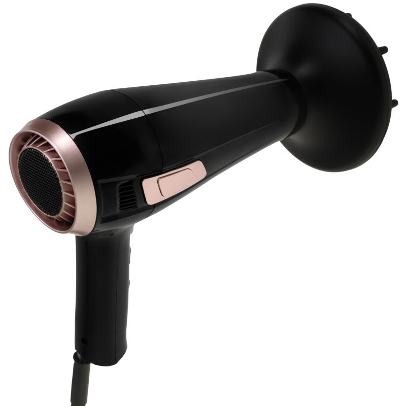 Фен Adler AD 2283 black 2400Вт/ 2 швидкості/ хол.обдув/ темп.режимів-3/ ахист від перегріву (AD2283B)