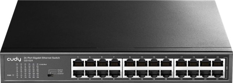 Комутатор Cudy , 24 портовий Gigabit Metal Switch (GS1024)