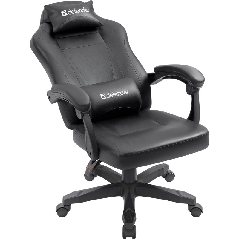 Крісло ігрове Defender Master, 50мм, Клас 3, чорне (64472)