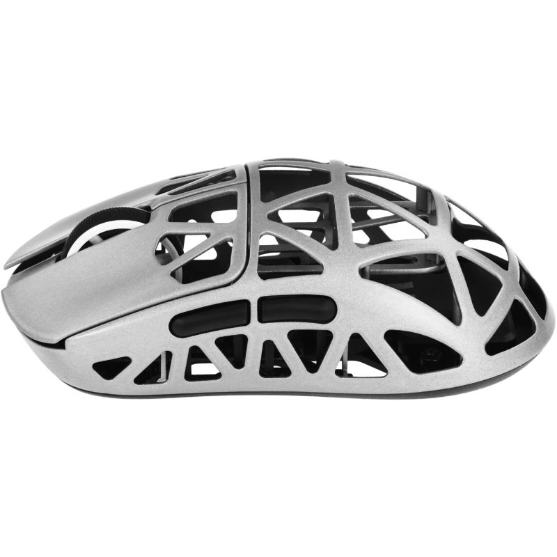 Мишка Attack Shark R2, Wireless/Bluetooth, 42000dpi. (PAW3950), 6кн., Silver gray (R2SGR_AS)