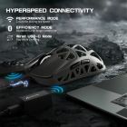 Мишка Attack Shark R2, Wireless/Bluetooth, 42000dpi. (PAW3950), 6кн., Silver gray (R2SGR_AS)