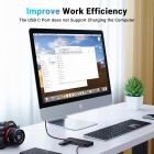 Хаб USB 3.2 Type-C -> 4хUSB-C 3.2 Gen2 10Gbps Black CM806 Ugreen (35584)