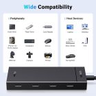 Хаб USB 3.2 Type-C -> 4хUSB-C 3.2 Gen2 10Gbps Black CM806 Ugreen (35584)