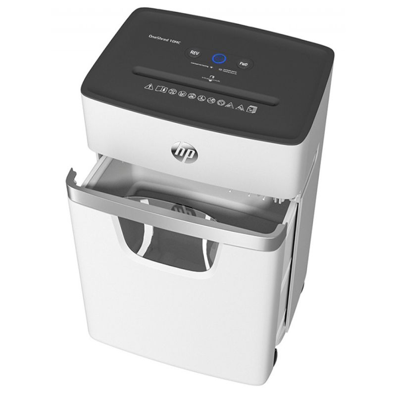 Знищувач документів HP OneShred 10MC, A4, 80g х 10 листів, 2*15, 20 л., P-5 (2804)