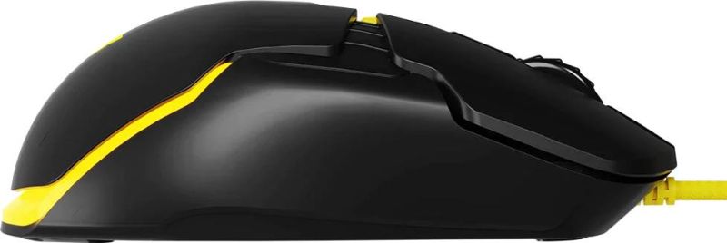 Мишка Modecom Jager Volcano, ігрова, 12400dpi., 7кн.,RGB, Hot-Swap, custom., чорна (M-MC-JAGER-100)