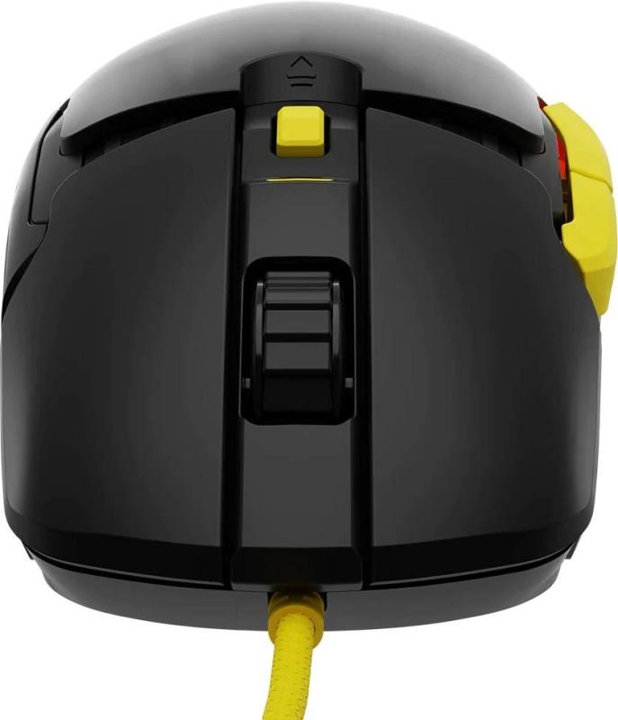 Мишка Modecom Jager Volcano, ігрова, 12400dpi., 7кн.,RGB, Hot-Swap, custom., чорна (M-MC-JAGER-100)