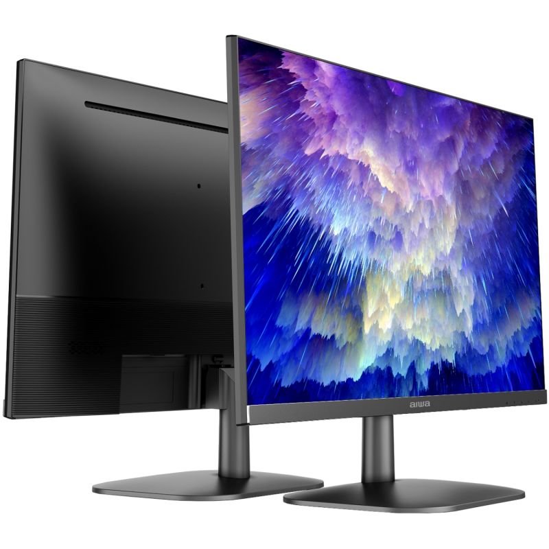 TFT 23.8'' AIWA , IPS, 120Гц, VGA, HDMI, колонки, чорний (MF2405-B)
