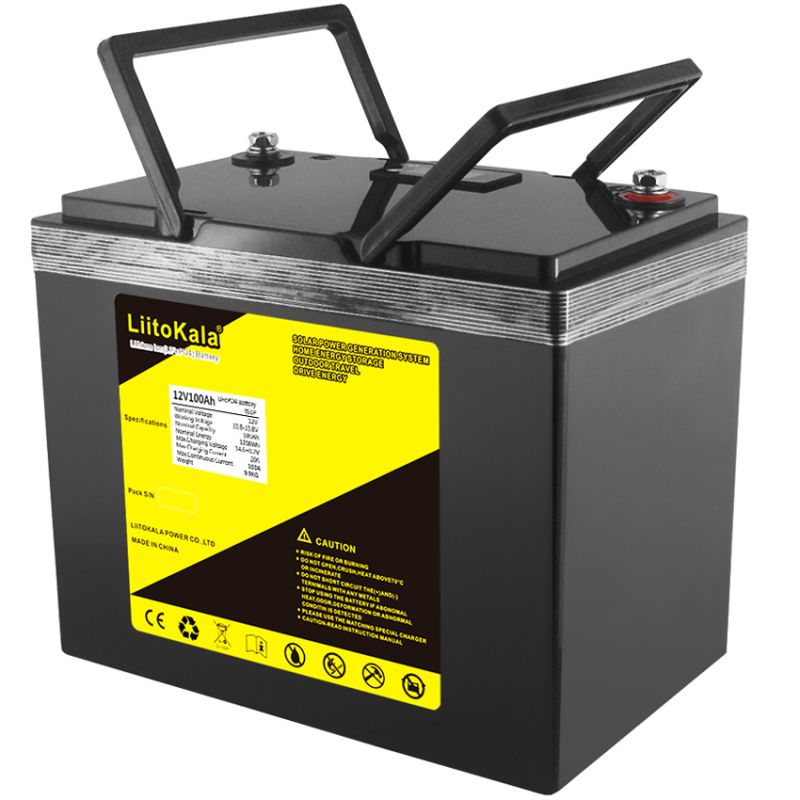 Акумуляторна батарея LiitoKala LiFePO4 12V100Ah, LCD (12V100Ah LiFePO4 LCD)