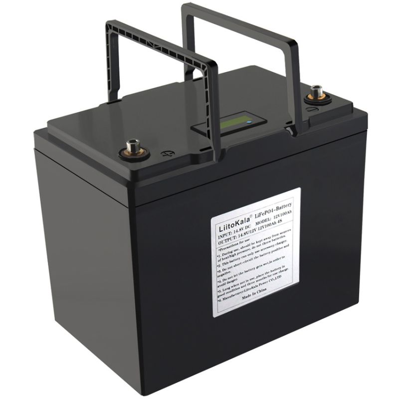 Акумуляторна батарея LiitoKala LiFePO4 12V100Ah, LCD (12V100Ah LiFePO4 LCD)