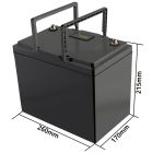 Акумуляторна батарея LiitoKala LiFePO4 12V100Ah, LCD (12V100Ah LiFePO4 LCD)