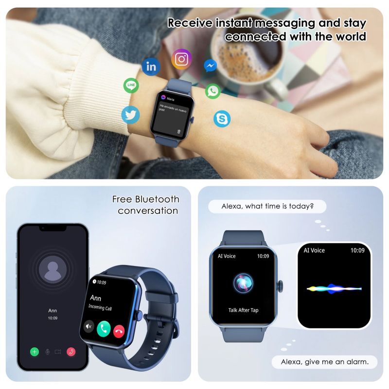 Годинник Blackview R50 Blue (6931548317548)