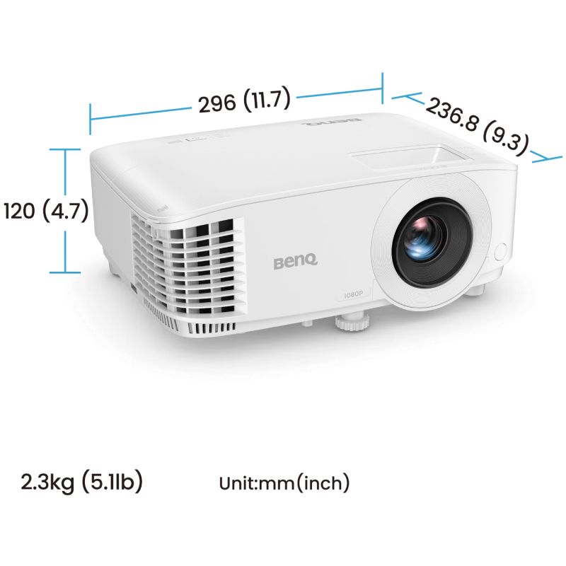 Проєктор BENQ TH575i, DLP, 1080P, 3800Lm, 15000:1, HDMI, USB, 3D, білий (9H.JRF77.1JE)