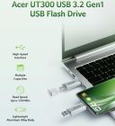 USB Flash Acer UT300 32GB Dual Drive USB-C & USB-A USB 3.2 Gen1, Retail (BL.9BWWA.588)