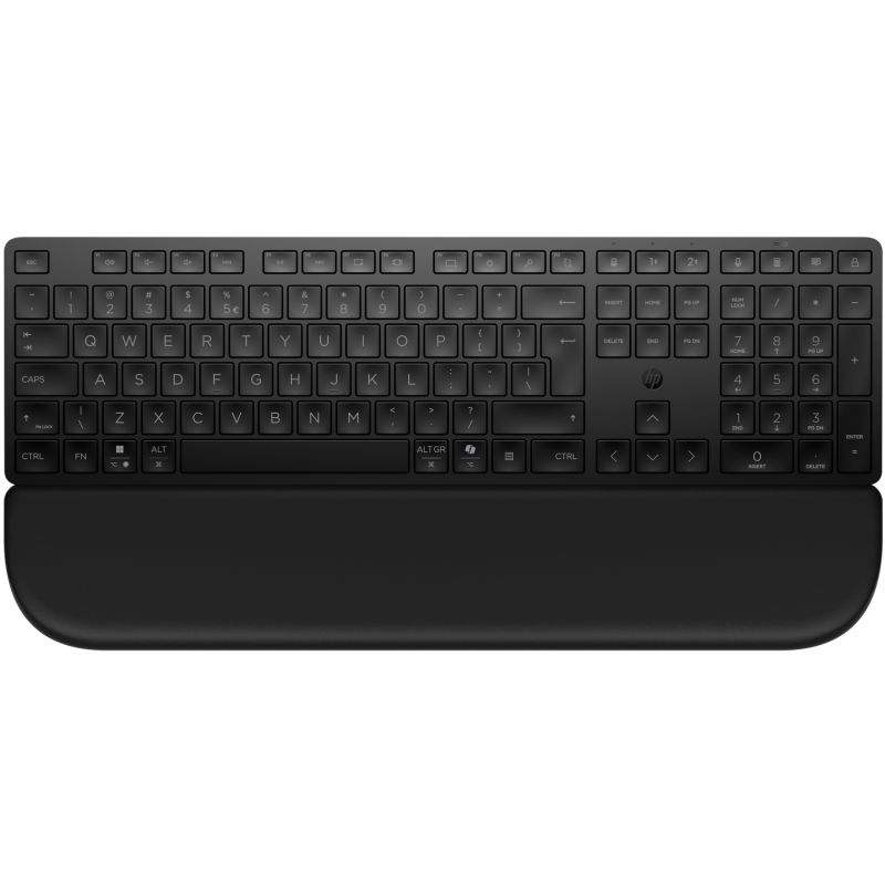 Клавіатура бездротова HP 580K Multi-Device Dual-Mode з підставкою, чорна (BD5F6AA)