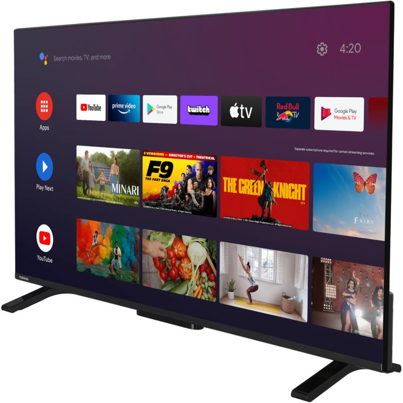 TV 50 Toshiba 4K UHD/LED/T2/Android 11/2 x 10W/Dolby Digital/HDMI/Wi-Fi/VESA 200 x 200 M4 (50UA2363DG)