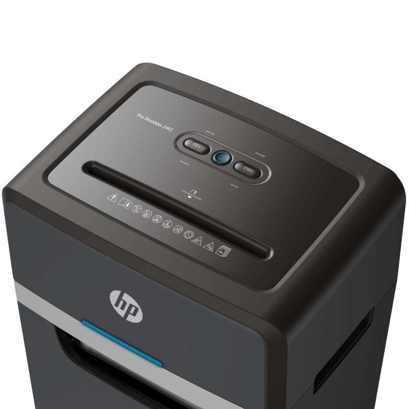 Знищувач документів HP Pro Shredder 24CC, A4, 80g х 24 листів, 4*35, 30 л., P-4 (2815)