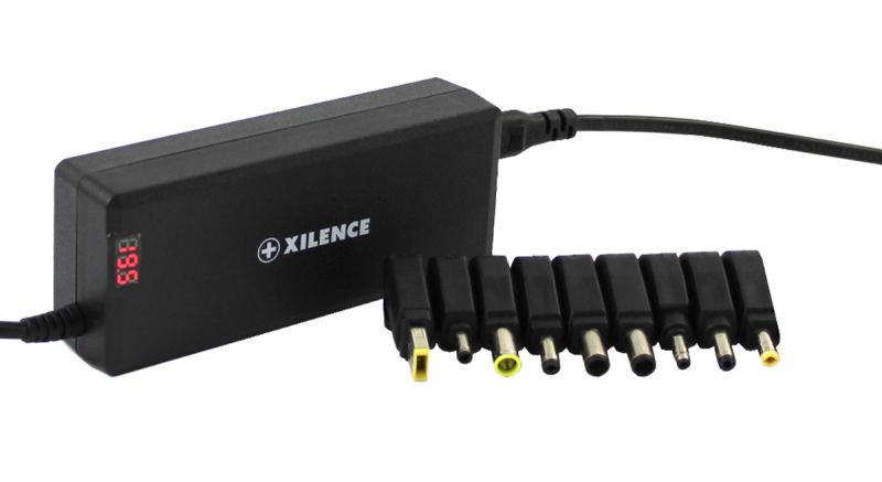 Адаптер живлення для ноутбука Xilence 90W Mini Universal Чорний (SPS-XP-LP90.XM010)