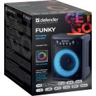 Акустична система 1.0 Defender Funky 10Вт, Light/BT/FM/USB/MIC/AUX (65053)