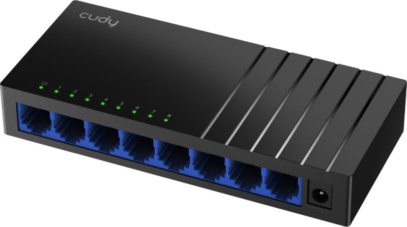 Комутатор Cudy , 8 портовий Gigabit Desktop Switch (GS108D)