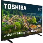 TV 55 Toshiba 4K UHD/LED/T2/Android 11/2 x 10W/Dolby Digital/HDMI/Wi-Fi/VESA 200 x 200 M4 (55UA2363DG)
