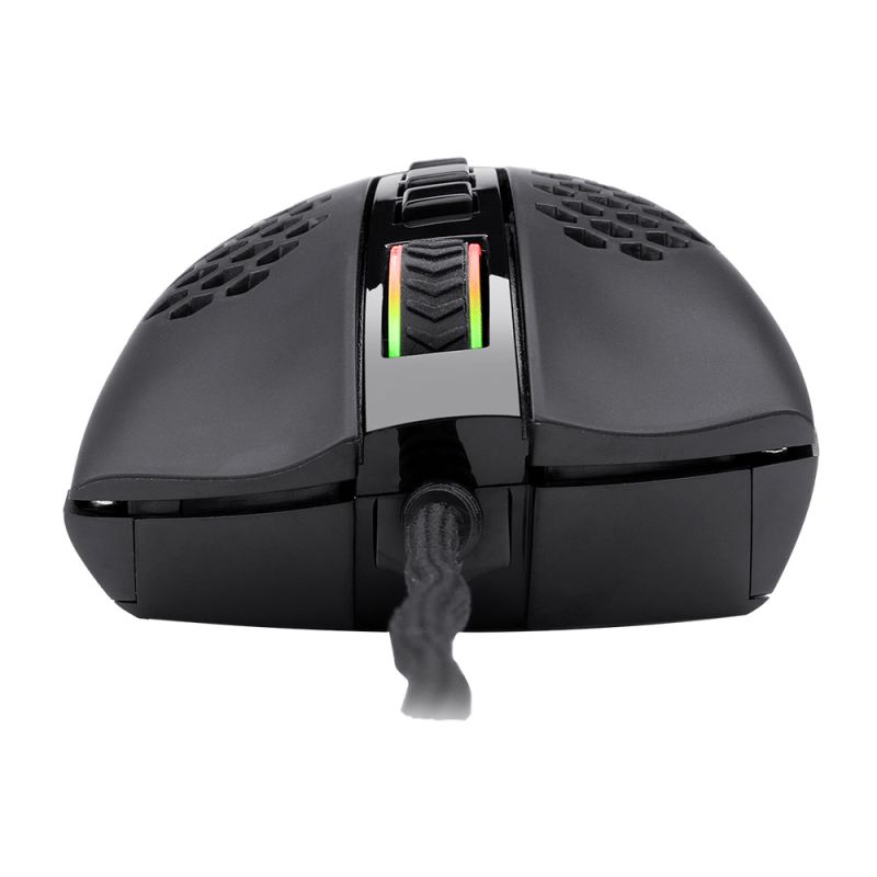 Мишка Redragon Storm M808 RGB Optical, ігрова, 12400dpi., 7кн., Ultralight чорна (77854)