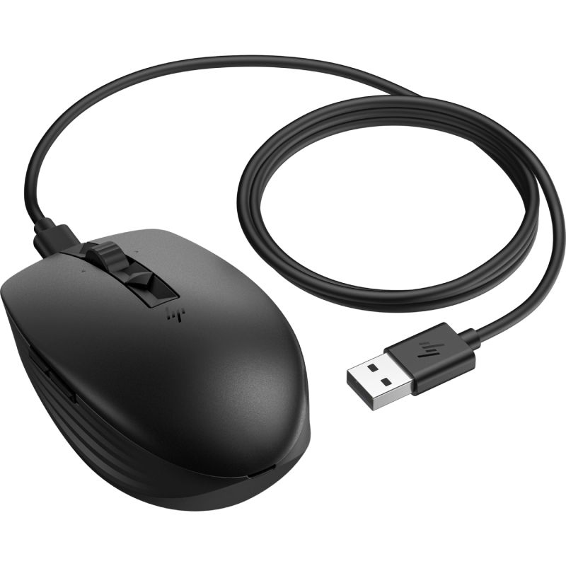Мишка бездротова HP 710 Rechargeable Silent, 7 кн., up to 3000 dpi чорна (6E6F2AA)