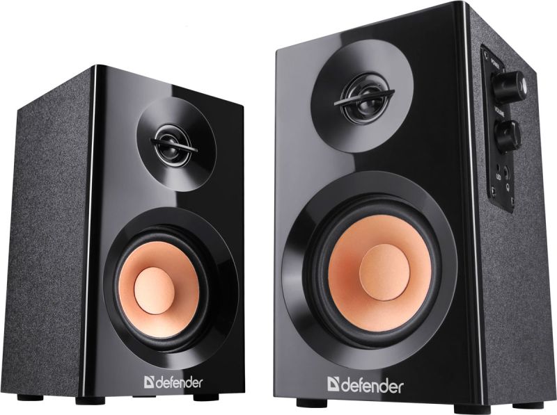 Акустична система 2.0 Defender Aurora S12, 10Вт (RMS) MDF чорна (65415)