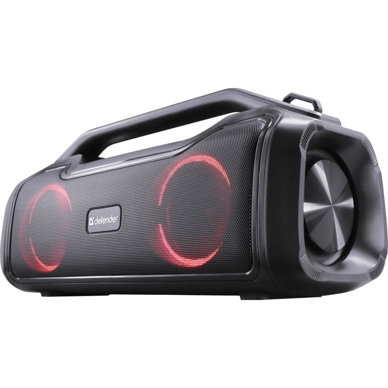 Акустична система 1.0 Defender Beatbox 50, 50W, Bluetooth/RGB/TF/TypeC/IPX5/PWB чорна (65950)