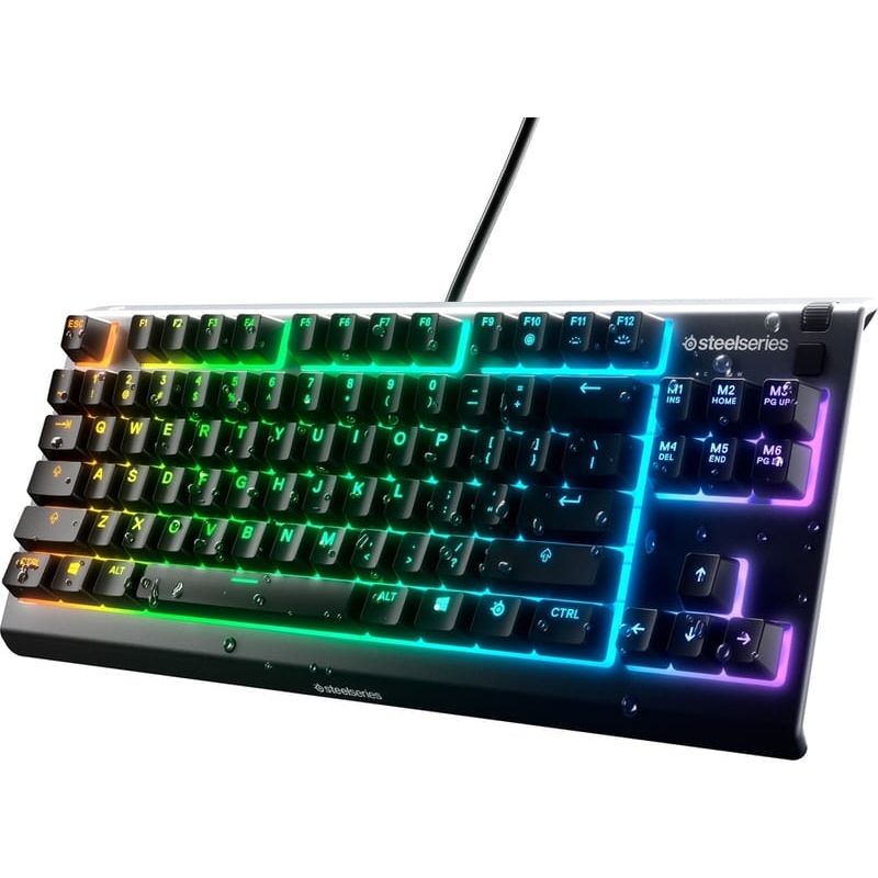 Клавіатура ігрова SteelSeries Apex 3 TKL UA Black (64831)