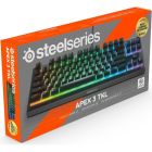 Клавіатура ігрова SteelSeries Apex 3 TKL UA Black (64831)