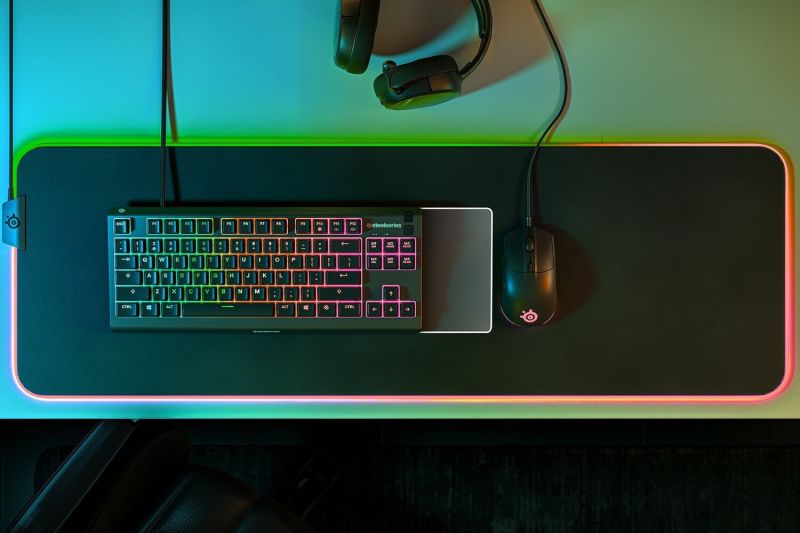 Клавіатура ігрова SteelSeries Apex 3 TKL UA Black (64831)
