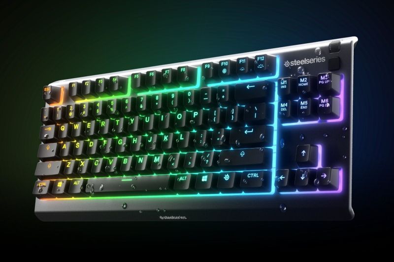 Клавіатура ігрова SteelSeries Apex 3 TKL UA Black (64831)