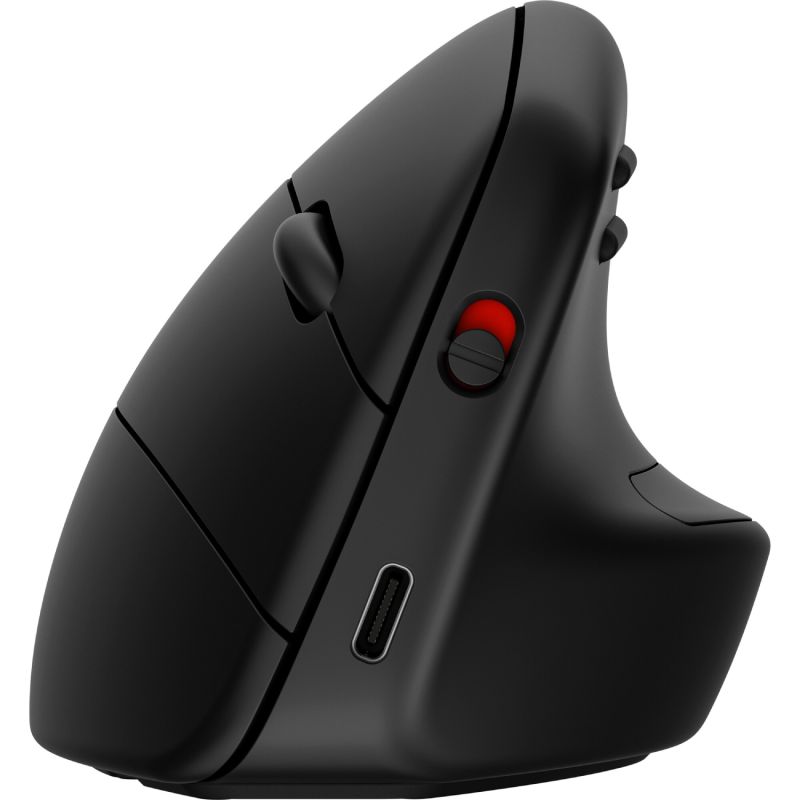 Мишка бездротова HP 920 Ergonomic Vertical, 6 кн., up to 4000 dpi чорна (6H1A4AA)